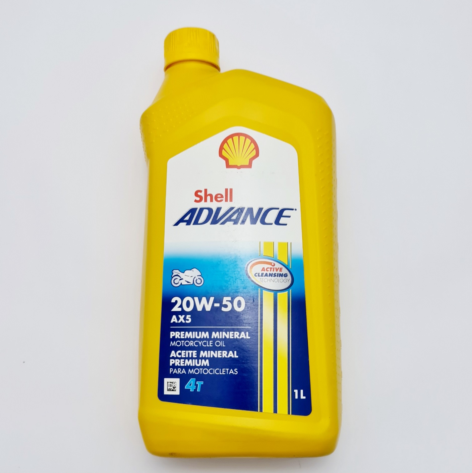 Aceite Shell Advance 20w50 Mineral Shell Motohelp